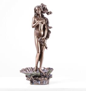 Vénusz Születése Bronz Szobor (Hidegen öntött bronz) ajándék