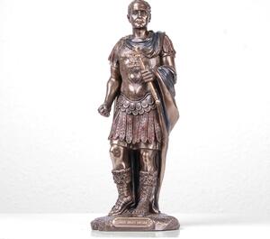 Bronz Julius Caesar Szobor (Hidegen öntött bronz) Görög Római ajándék