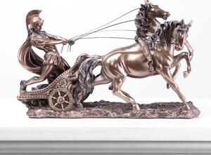 Ben-Hur Szekéren Római Bronz Szobor (Gladiátor - Hidegen öntött bronz)