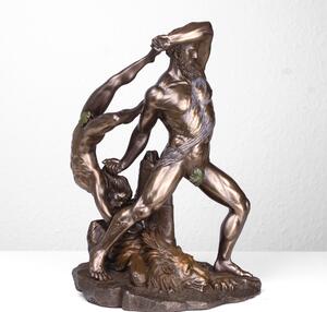 Bronz Herkules Szobor (Lichával - Hidegen öntött bronz szobor)