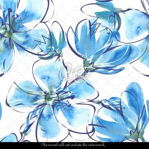 Fotótapéta Tavasz kék színben Öntapadós 250x250cm
