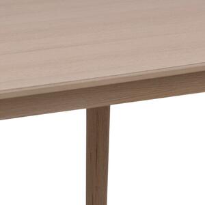 Bővíthető étkezőasztal tölgyfa dekoros asztallappal 210x100 cm Aston - Actona