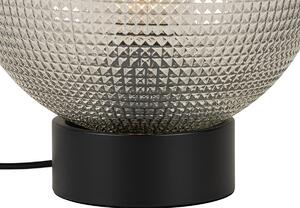 Design asztali lámpa fekete füstüveggel - Chico