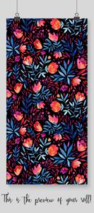 Fotótapéta Vidéki színes virágok Öntapadós 250x250cm