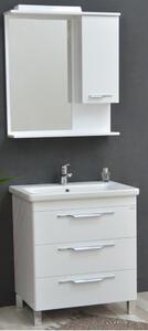 TMP TRIO 65 lábon álló fürdőszobabútor Sanovit Soft 13065 porcelán mosdókagylóval 65 cm