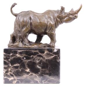 Orrszarvú Bronz Szobor (Öntött Bronz Szobor) öntöde luxus