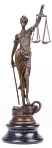 Justitia Bronz Szobor (Öntött Bronz Szobor) öntöde luxus