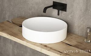 Sanovit - Top Counter pultra ültethető porcelán mosdó - LUCENTE - O - Ø 43 cm