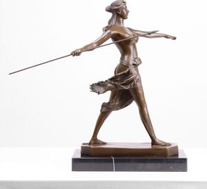 Amazon Harcosnő Bronz Szobor (Öntött Bronz Szobor) öntöde