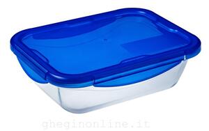 Cook&Freeze műanyag sütőtál fedővel (25x19x6 cm-es)