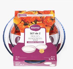 Optic hőálló sütőtál szett (3200 és 1750 ml-es)
