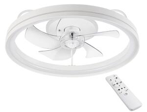 Lamkur LED Mennyezeti lámpa ventilátorral FARGO LED/37W/230V fehér + távirányító LA49885