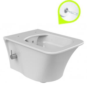 CeraStyle IBIZA fali WC - BEÉPÍTETT bidé funkcióval - rimless - perem nélküli - mély öblítés