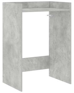 VidaXL Mosógép Szekrény tárolóval Beton 67,5 x 48 x 97 cm Faanyag