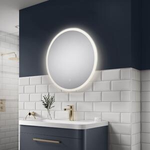 TMP LUX Touch fürdőszobai tükör - KEREK - LED világítással - érintő kapcsolóval - Ø 60 cm
