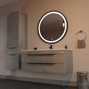 TMP VOX szürke fali függesztett fürdőszobai ÁLLÓSZEKRÉNY - 160 x 38 cm