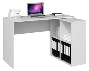 Drohmo Plus 2X2 polcos íróasztal, fehér
