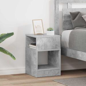 Végasztal 2 pcs Beton Szürke 30,5 x 30 x 45 cm Faanyag