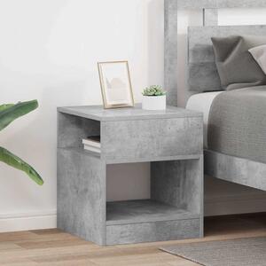 Végasztal 2 pcs Beton Szürke 40,5 x 40 x 45 cm Faanyag