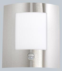 Modern kültéri fali lámpa acél mozgásérzékelő IP44 - Emmerald 1