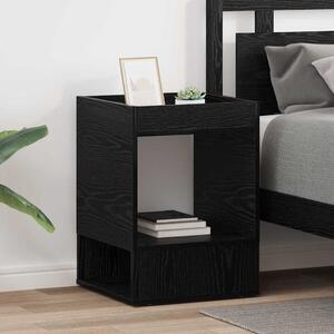 Végasztal 2 pcs Fekete tölgy 40 x 40 x 56 cm Faanyag