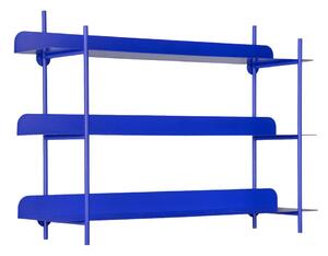 Kék többszintes fém fali polc 60 cm Cool Retro – PT LIVING
