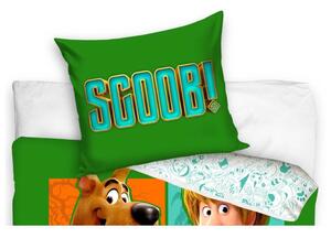 Gyerek ágyneműhuzat Scooby Doo Zöld négyes