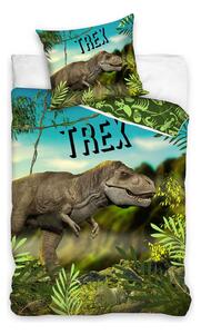 Gyerek ágyneműhuzat T-Rex az esőerdőben