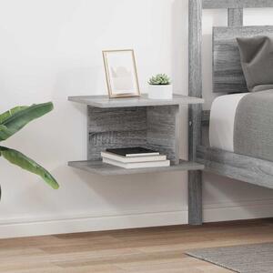 VidaXL Éjjeli asztal 2 pcs Szürke Sonoma 40 x 30 x 25 cm Faanyag