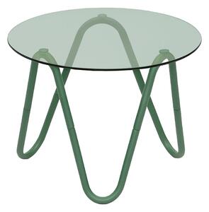 Kerek tárolóasztal üveg asztallappal ø 50 cm Ventana Round – Leitmotiv