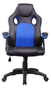 Iris Gamer Szék - GCH102BK - Fekete/Kék