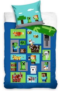 Gyerek ágyneműhuzat Minecraft figura