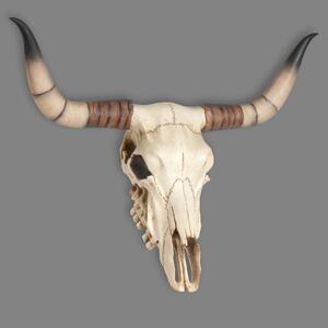 Bivaly (Longhorn) Koponya Fali Szobor – Western Fali Dekoráció