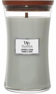 Woodwick Nagy Woodwick, Levendula és Cédrus illatú gyertya