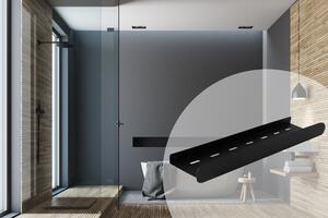 Fürdőszobai polc SF03 45cm black matt