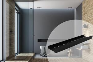 Fürdőszobai polc SF03 60cm black matt