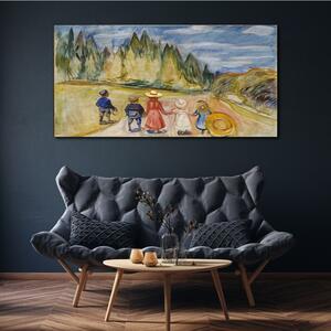 Vászonkép Fairytale Forest Edvard Munch