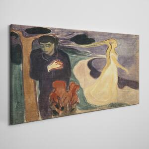 Vászonkép Az Edvard Munch elválasztása
