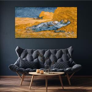 Vászonkép Déli pihenő van Gogh