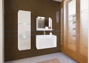 Ibiza I 60 Magasfényű fehér fürdőszoba bútor mosdóval