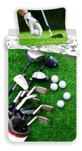 Golf gyermek pamut ágynemű, 140 x 200 cm, 70 x 90 cm