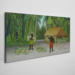 Vászonkép Jungle Cottage Palm Bananas