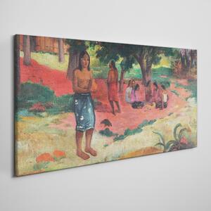 Vászonkép Gauguin suttogta a szavakat