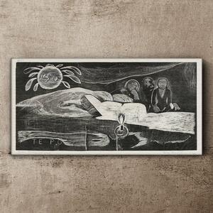 Vászonkép Ezek hosszú éjszakák után Gauguin
