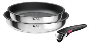 Rozsdamentes acél serpenyő készlet tapadásmentes felülettel, levehető nyéllel 2 db-os ø 26 cm INGENIO Cook Eat L8813S75 – Tefal