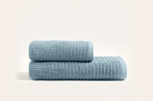 Kék pamut törölköző és fürdőlepedő készlet 2 db-os - Foutastic