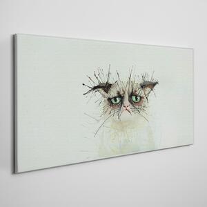 Vászonkép Akvarell macskaállat