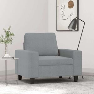 VidaXL világosszürke szövet kanapéfotel 60 cm