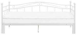 Kihúzható fehér ágy 90 x 200 cm TULLE