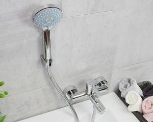 SOTBE UNICORN falra szerelhető kádtöltő csaptelep + zuhanyszett